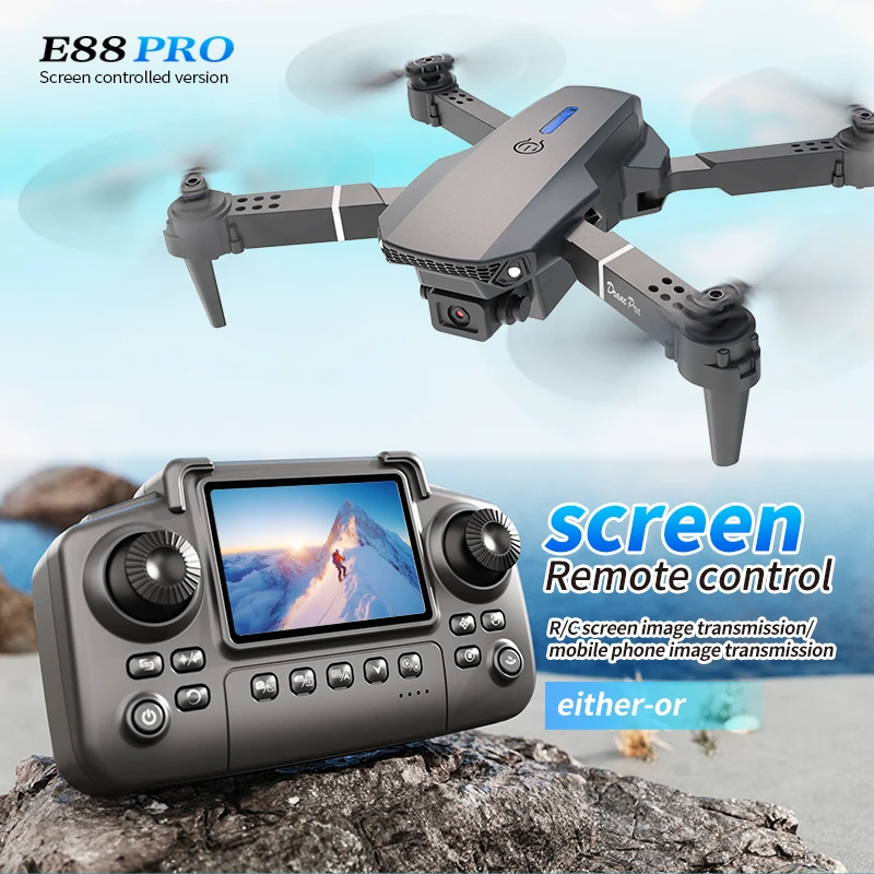 Professional E88 PRO Drone wit - đánh giá và giá Drone Photogrammetry